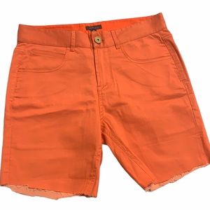 Postmarc Orange Cutoff Shorts